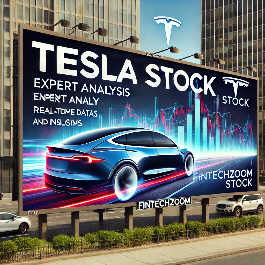 Tesla Stock billboard by fintechzoom
