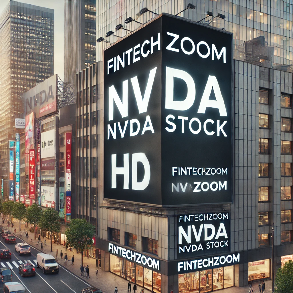 billboard of FintechZoom NVDA Stock