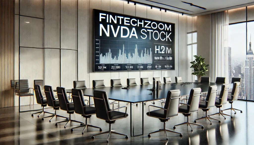 meeting office of FintechZoom NVDA Stock