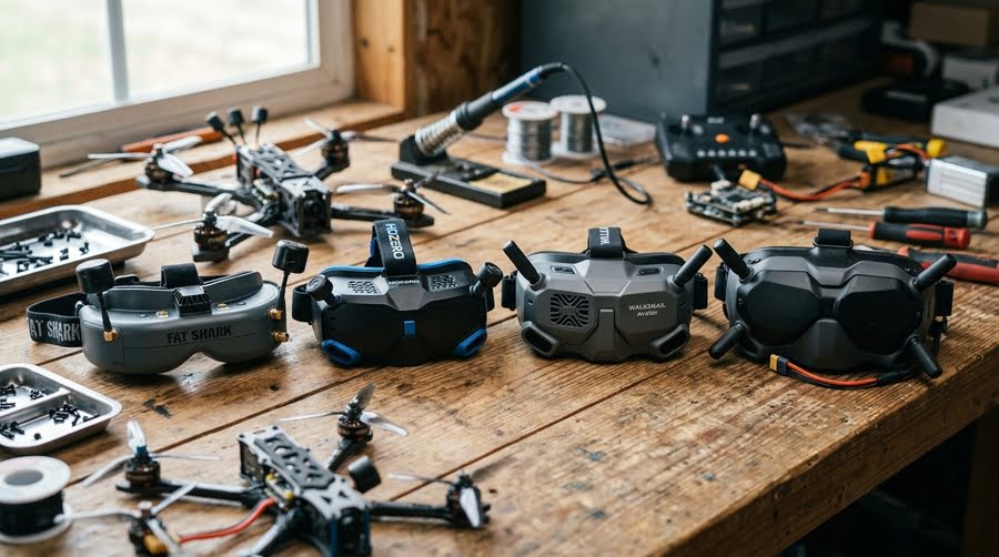 How to Choose FPV Goggles: Analog, HDZero, Walksnail, DJI, and More